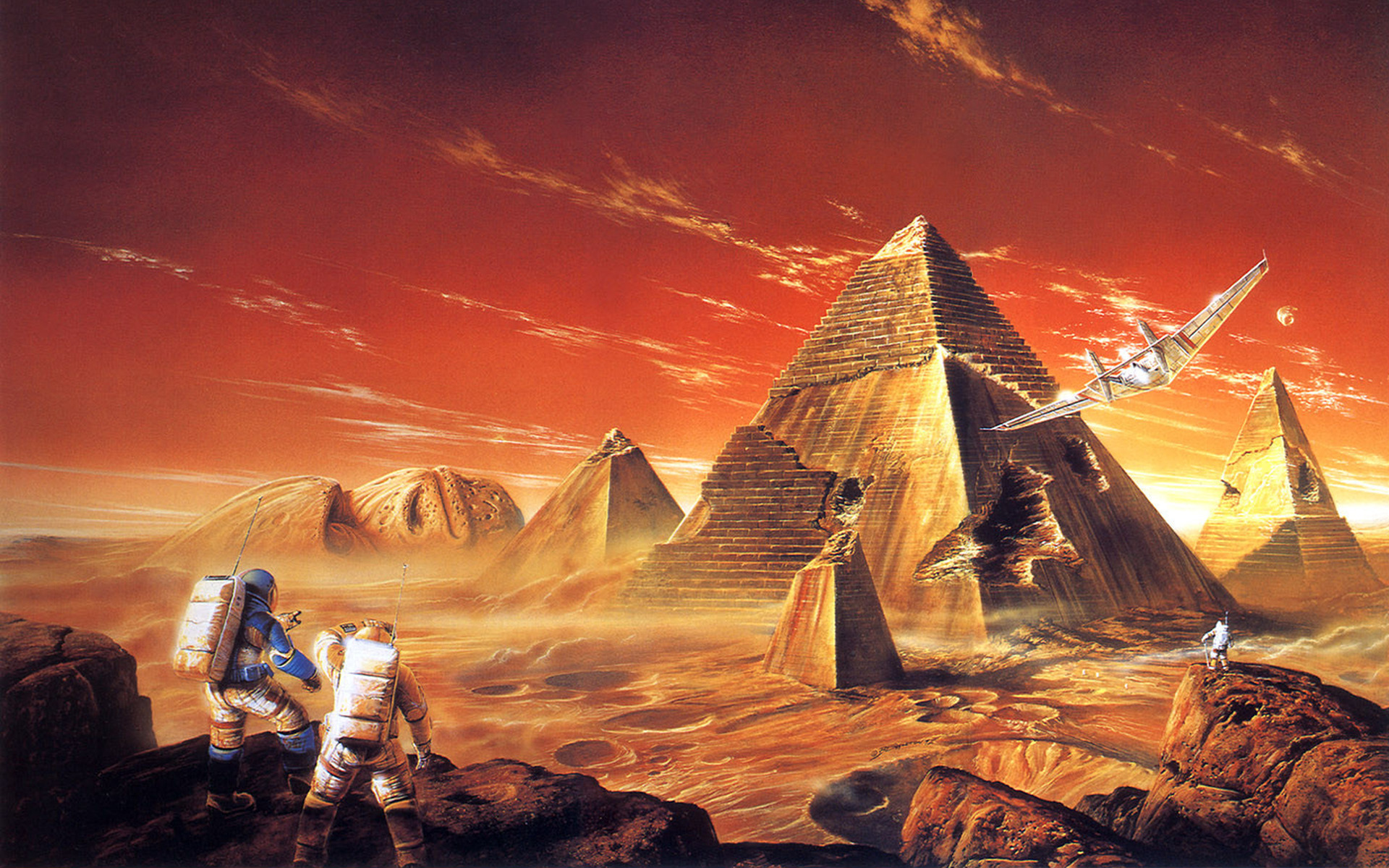 alien horizons, labyrinth of night, bob eggleton