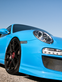 auto, blue, porshe gt3 rs, cars wall, cars, supercars, обои авто