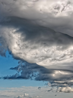 небо, asperatus undulatus, облака