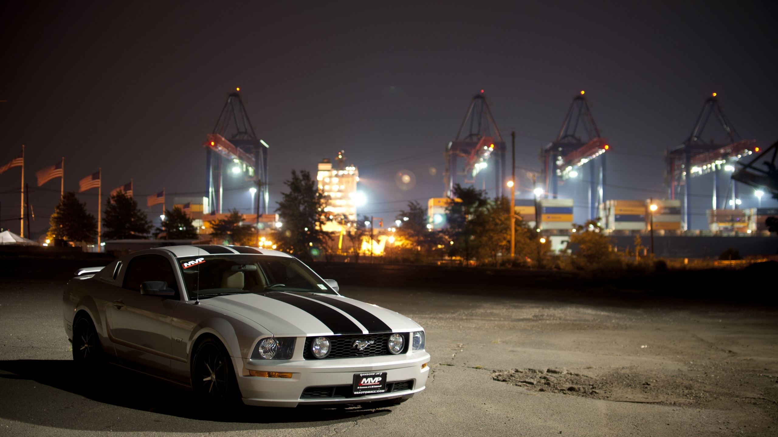 cars wall, cars, auto, ford mustang, gt, city, обои авто, фото, вечер, улица, wallpapers auto