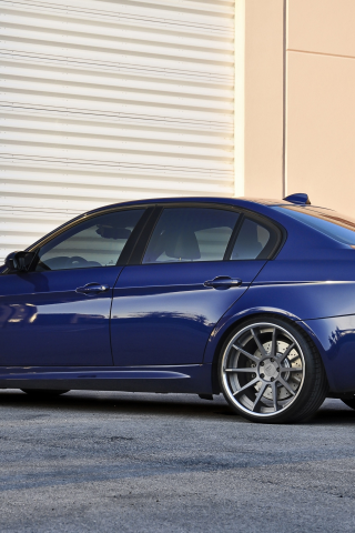 bmw m3 e90, дом, асфальт