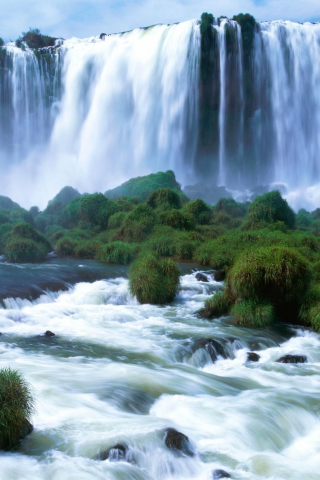 природа, водопад, виды бразилии