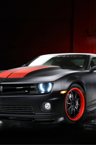 ss, lingenfelter, чёрный, supercharged, camaro, шевроле, тюнинг, chevrolet, black, камаро