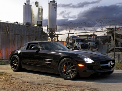 sls amg, mercedes benz, слс амг, black, мерседес бенц, чёрный