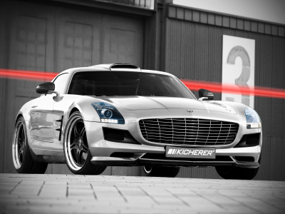 mercedes, kicherer, тюнинг, sls, мерседес