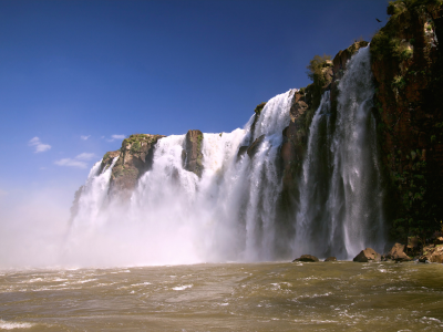 бразилия, водопад, игуасу, природа