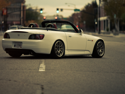 s2000, white, honda