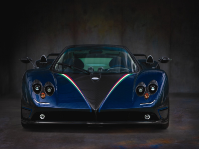 supercar, zonda, black, pagani