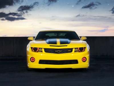 chevrolet camaro, закат, тюнинг