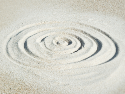 линий, песок, круги