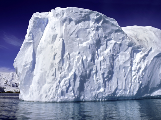 айсберг, полярная, станция, iceberg, ледник