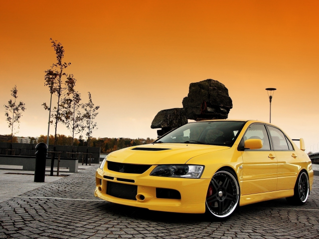 wallpers, auto, mitsubishi lancer