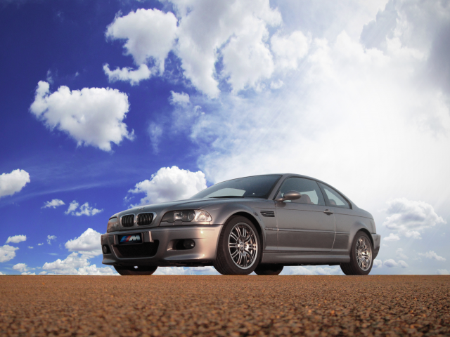 bmw m3, wallpaper, гравии, небо