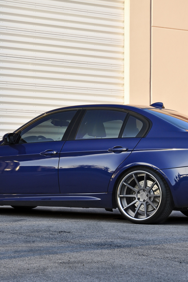 bmw m3 e90, дом, асфальт