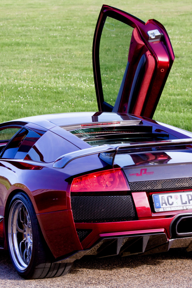 murcielago, задняя часть, lp640, ламбо-двери, lamborghini, jb car design, открытые двери