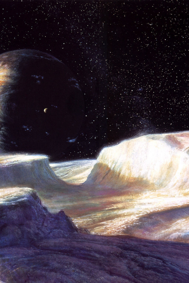 greetings from earth, ocean of ice, bob eggleton