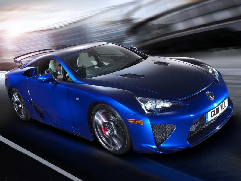 скорость, lfa, лексус, синий, blue, lexus, uk-spec, размытие