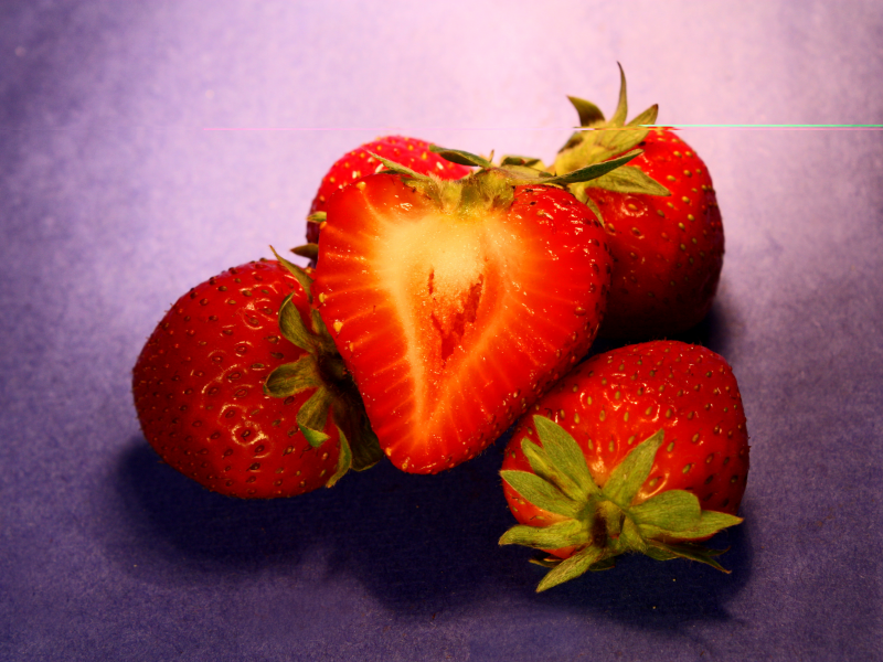 макро, ягоды, клубника, macro, фиолетовые, strawberry, ягода, еда