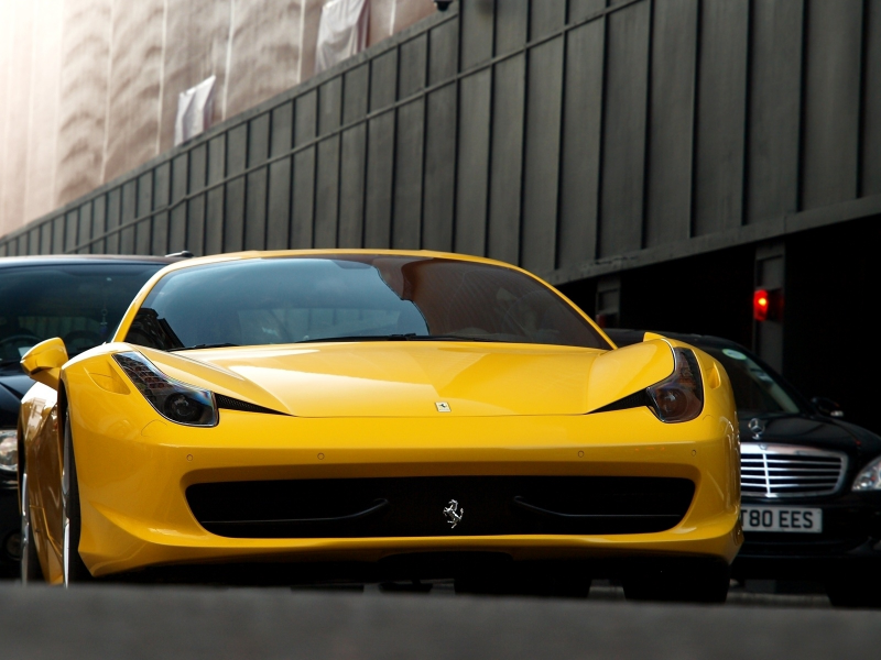 феррари, город, ferrari 458 italia