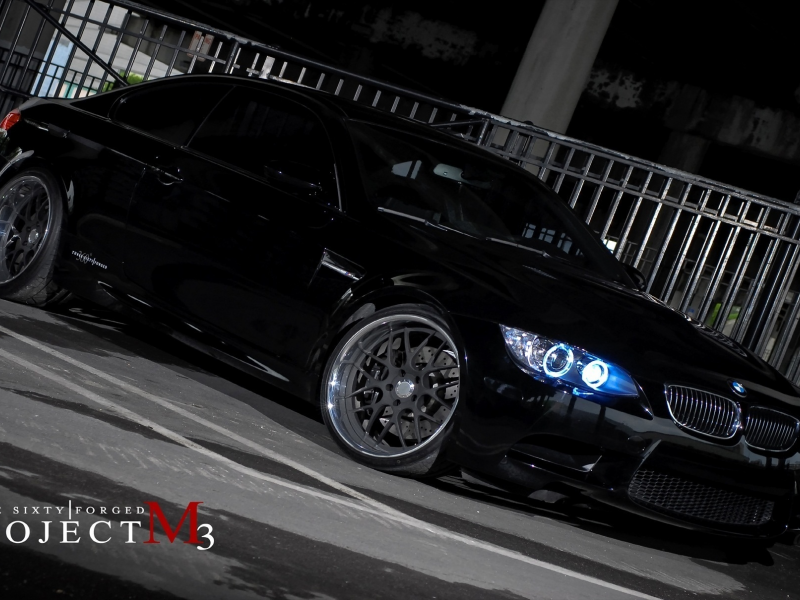 project, m3, bmw, чёрная, black, 360 three sixty forged, бмв