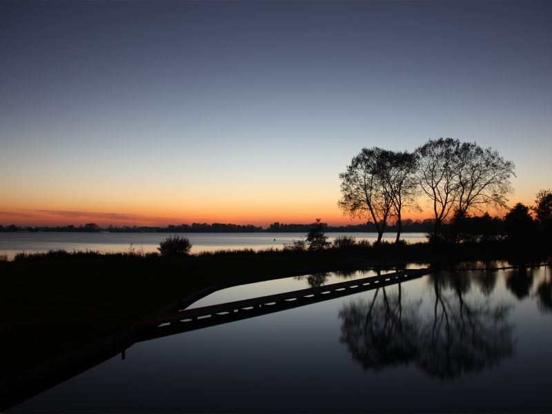нидерланды, vinkeveen the netherlands, lake night