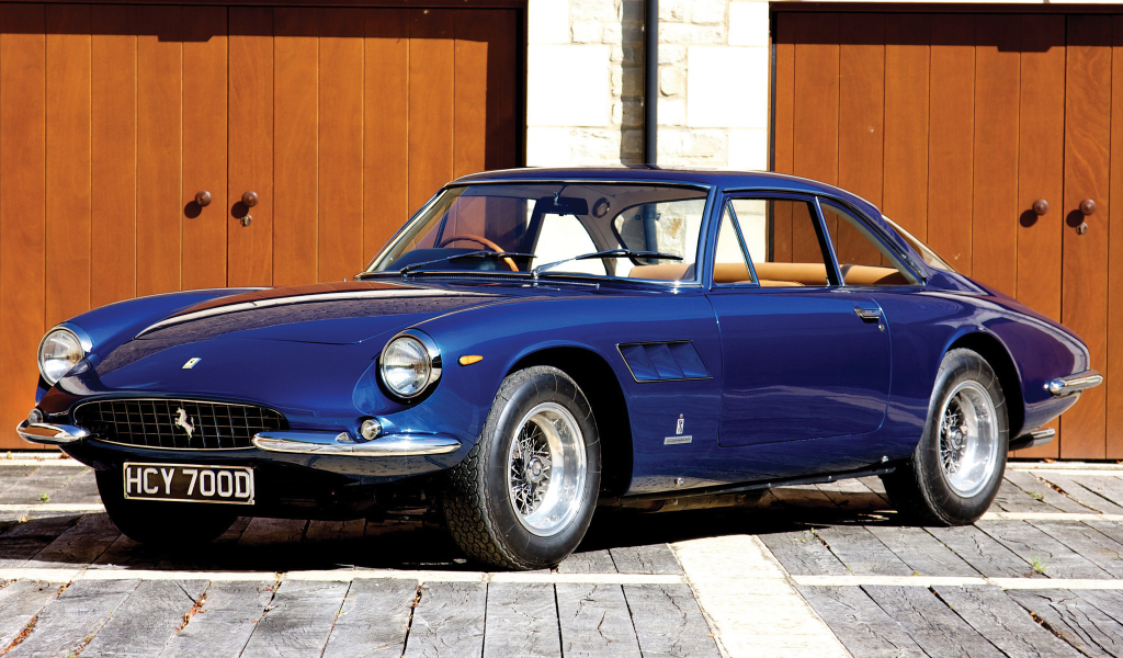 ворота, 500, ferrari, доски, феррари, синий, 1964-66, шикарная машина, superfast