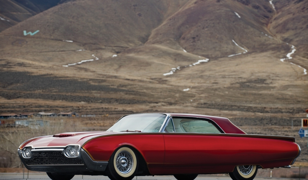 раритет, ford, thunderbird, custom, цвет, firestar, 1961, красный, форд
