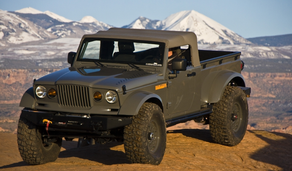 мопар, tuning, небо, nukizer, джип, concept, горы, 715, mopar, jeep, андеграунд, underground, пикап, тюнинг, передок