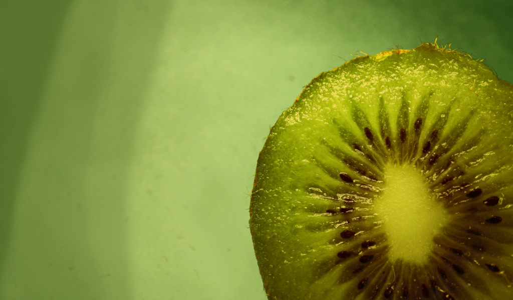 фрукт, macro, киви, зеленый фон, kiwi, макро, еда