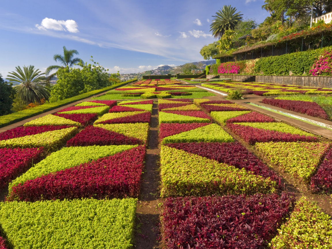 madeira, portugal, formal gardens