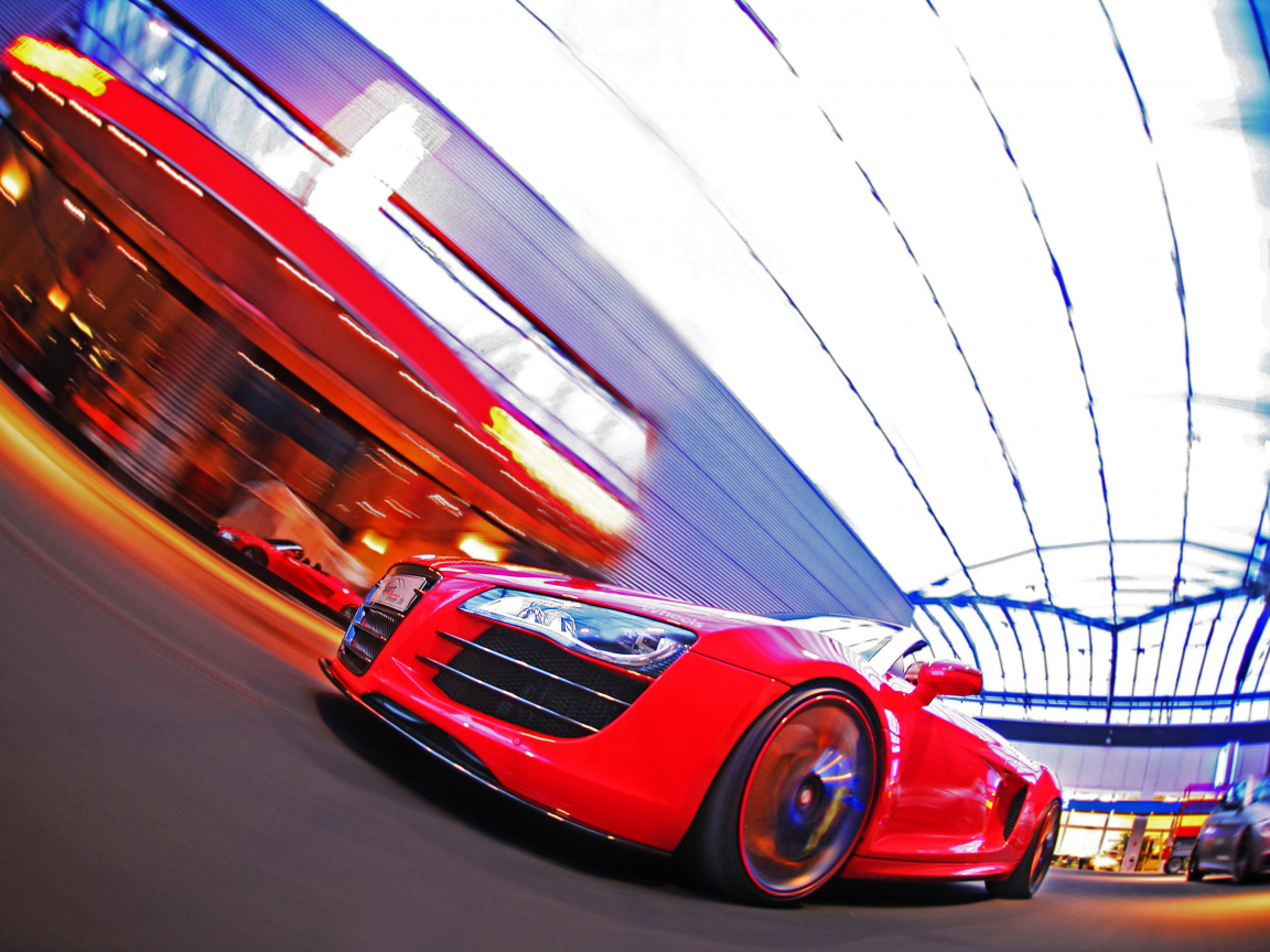 speed, reflection, audi r8, машина, sport wheels, car, скорость, отражение, tuning