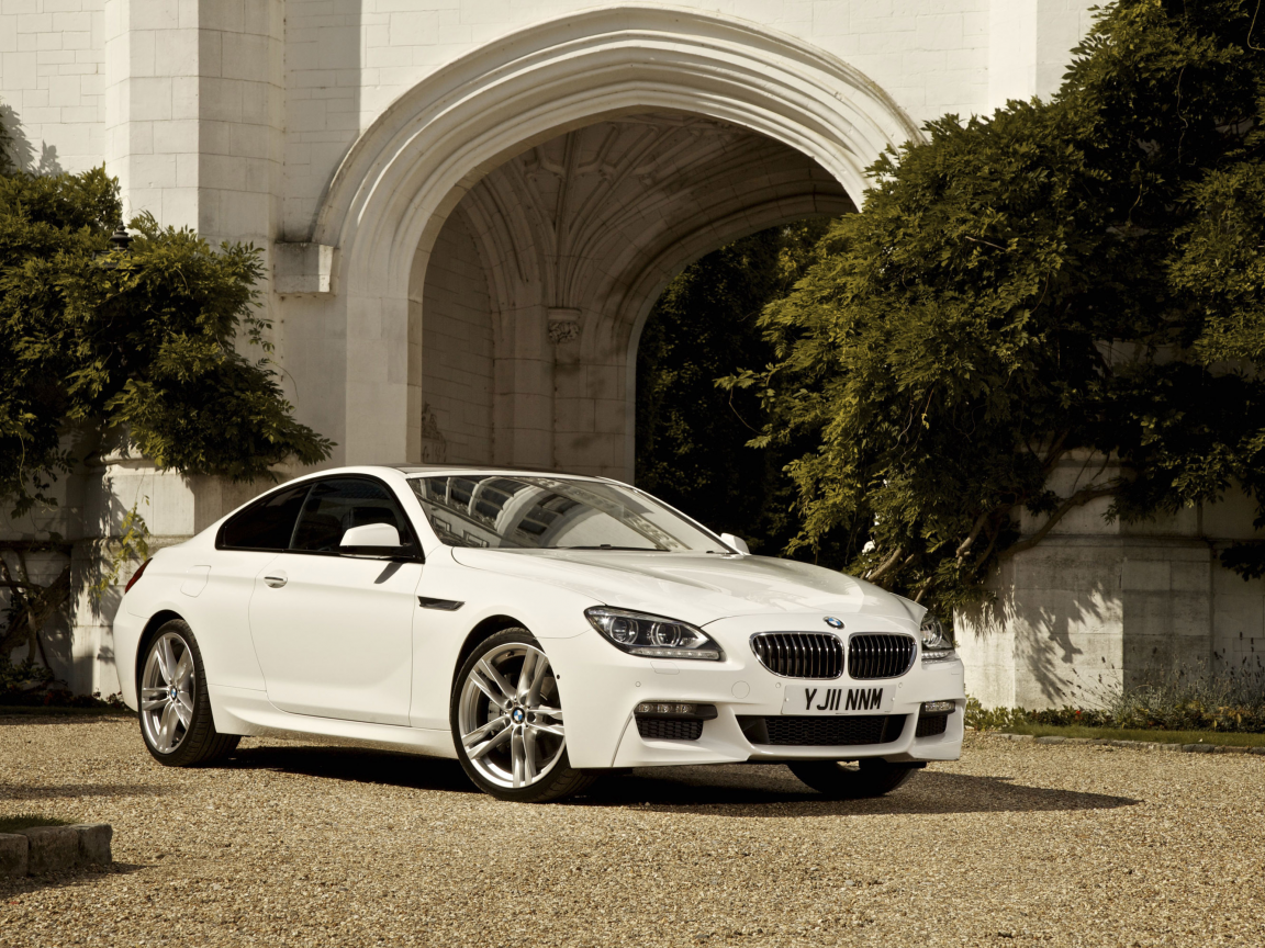 трава, sun, shadow, тень, солнце, машина, grass, car, 3000x2000, деревья, trees, 2012 bmw 6 series coupe