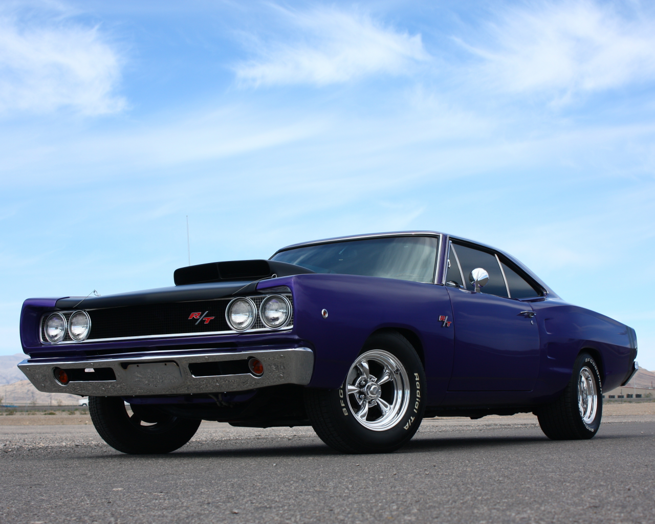 rt, dodge, 1968, coronet