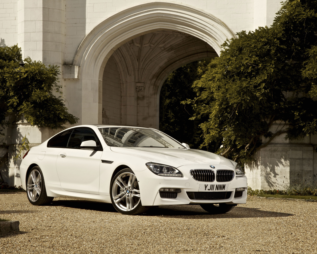 трава, sun, shadow, тень, солнце, машина, grass, car, 3000x2000, деревья, trees, 2012 bmw 6 series coupe