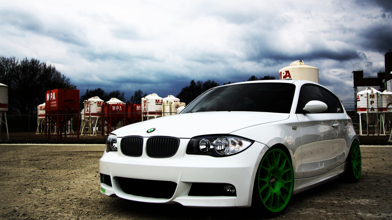 city, bmw 1 serie, bbs, диск, бмв, wallpapers auto, вид с переди, white, auto, колесо, cars