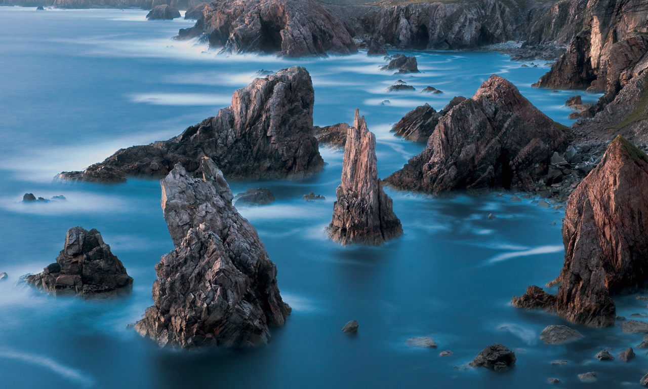 шотландия, берег, isle of lewis, скалы, море, камни