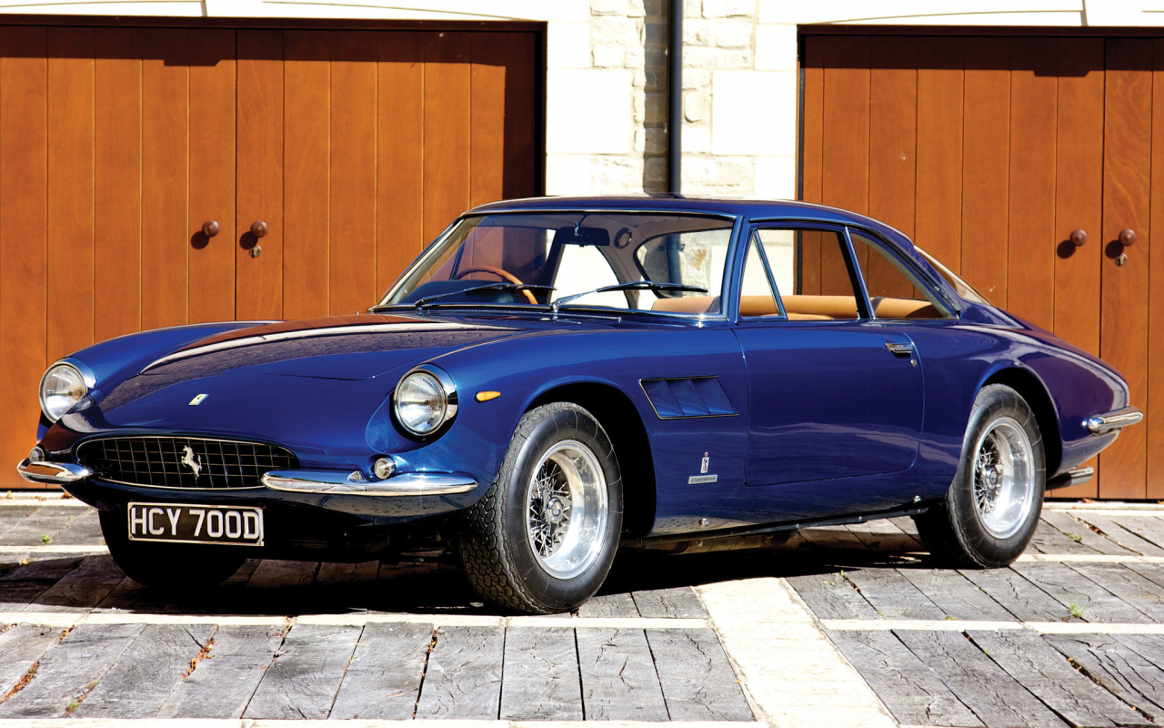 ворота, 500, ferrari, доски, феррари, синий, 1964-66, шикарная машина, superfast