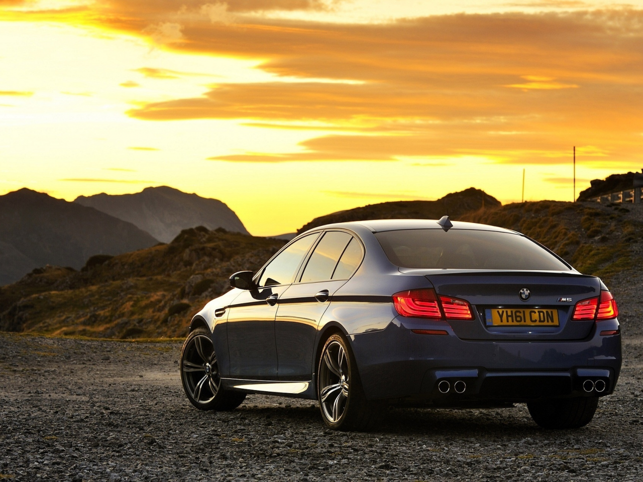 небо, солнце, sun, 1920x1274, nature, природа, 2012 bmw f10 m5, sunset, закат, машина, car, sky