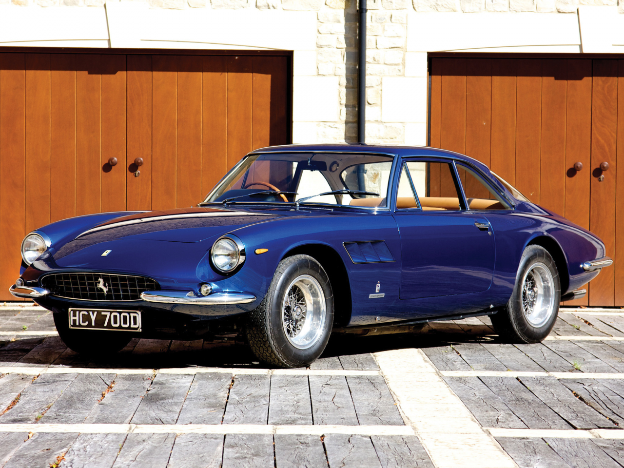 ворота, 500, ferrari, доски, феррари, синий, 1964-66, шикарная машина, superfast