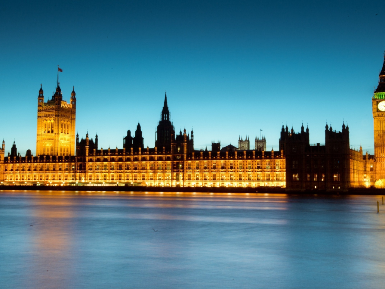 big ben, thames river, лондон, англия, night, england, ночь, uk, london