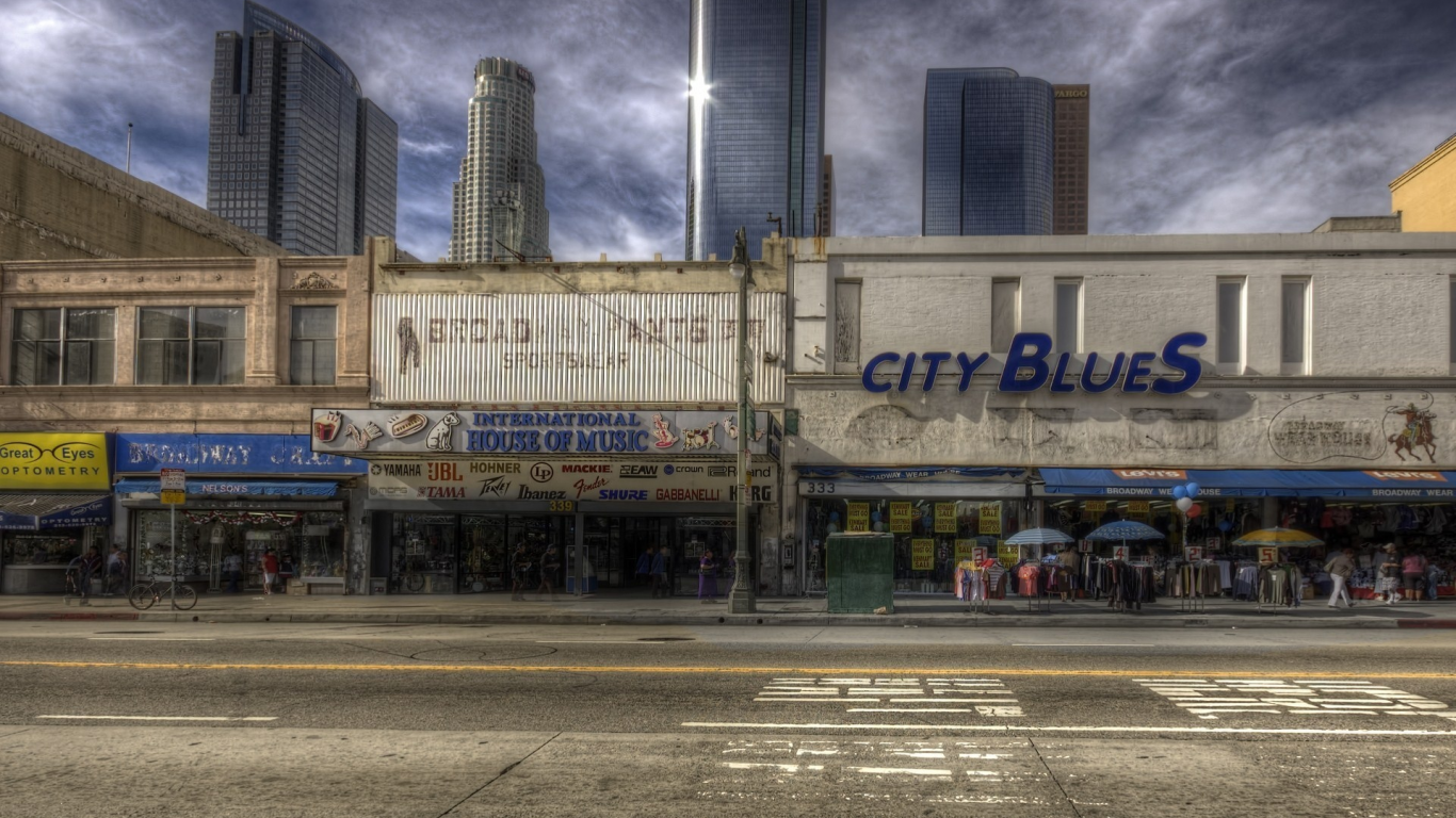 buildings, ca, la, downtown, los angeles, usa, лос-анджелес, калифорния