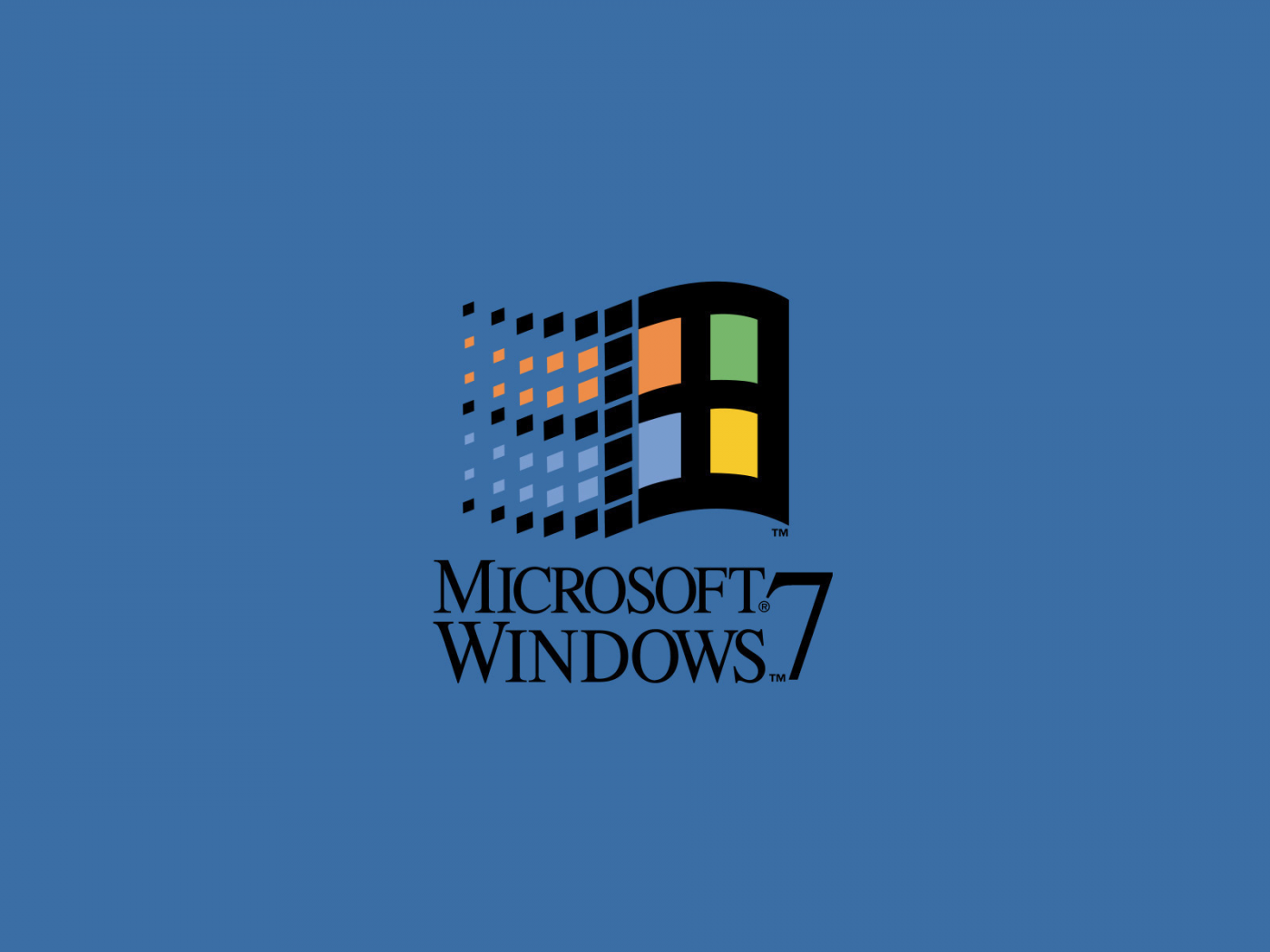 logo, microsoft, seven, windows