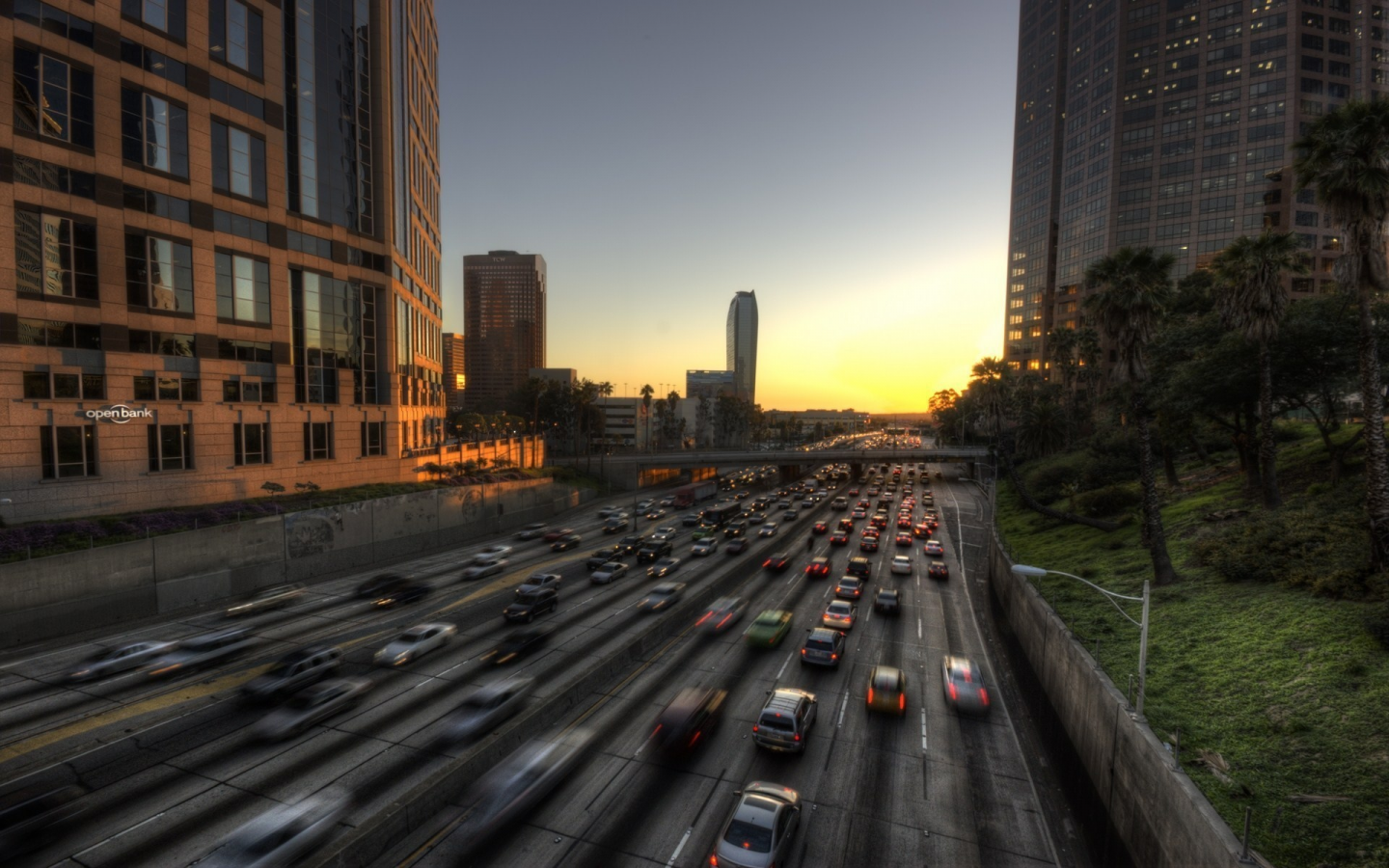 ca, los angeles, la, калифорния, usa, лос-анджелес, california, 110 freeway