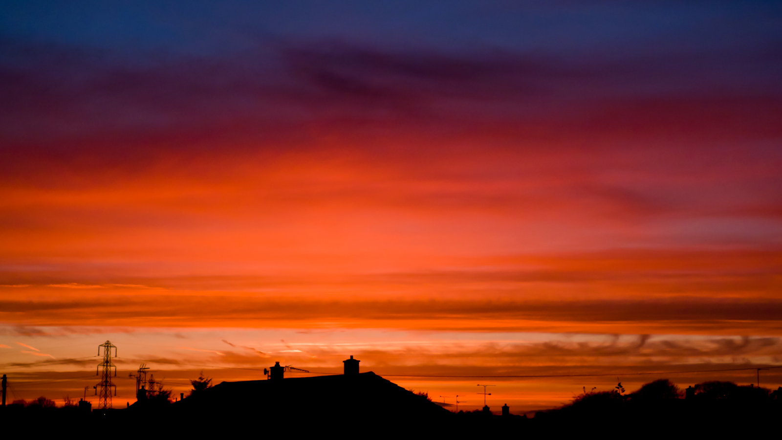 природа, солнце, houses, sky, небо, nature, 2560x1600, краски, пейзаж, тень, landscape, sun, закат, sunset, colors, дома, shadow