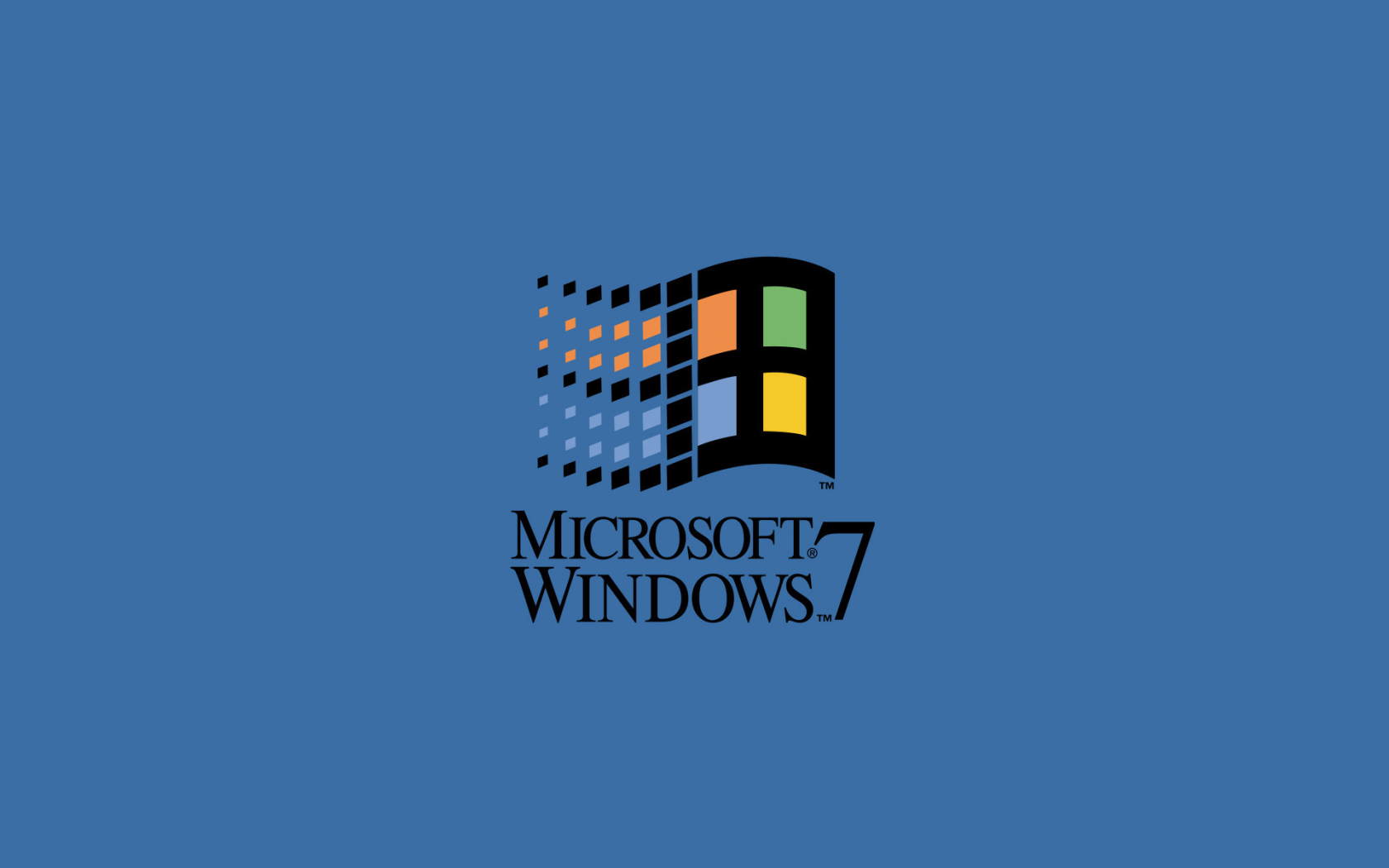 logo, microsoft, seven, windows