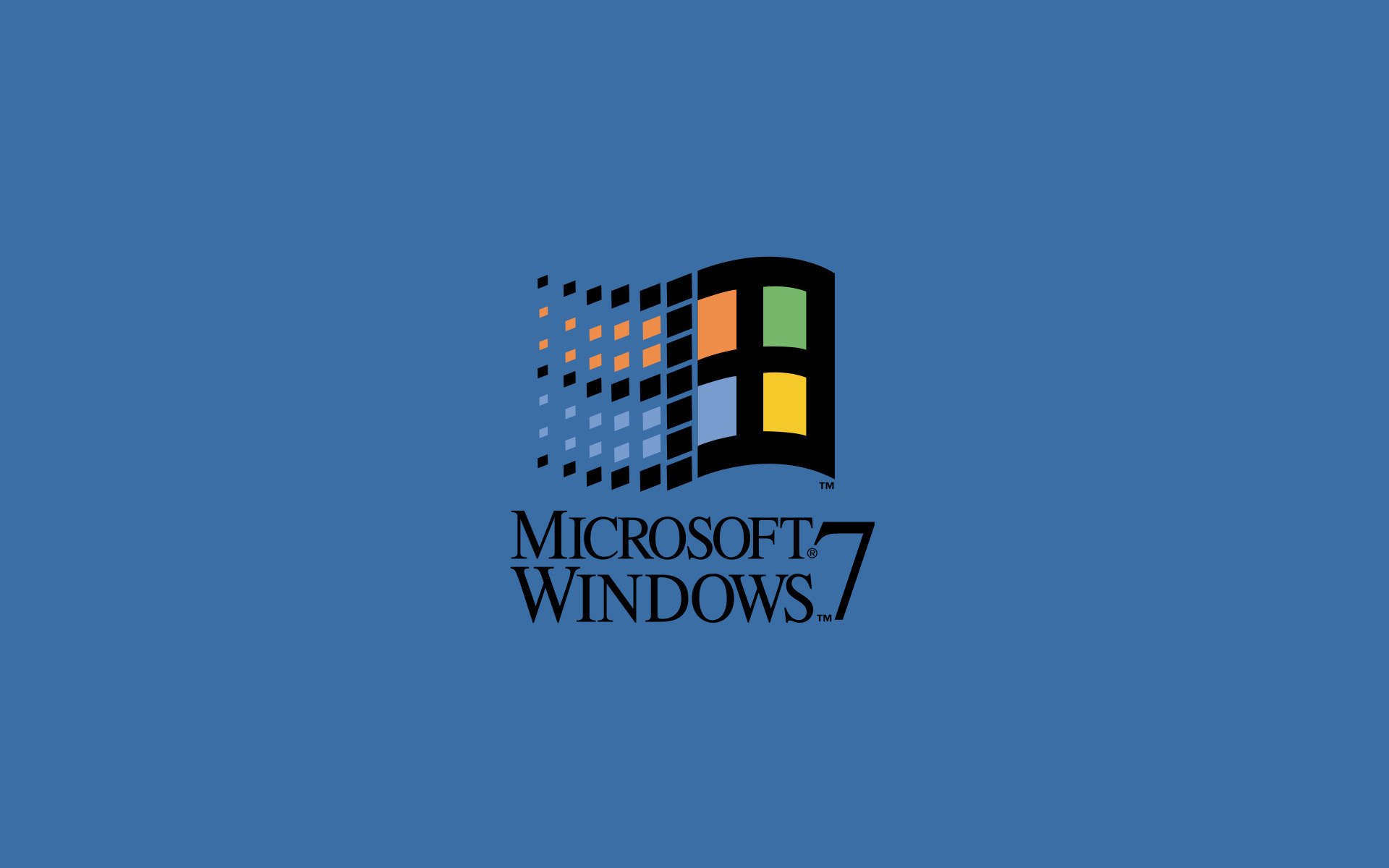 logo, microsoft, seven, windows