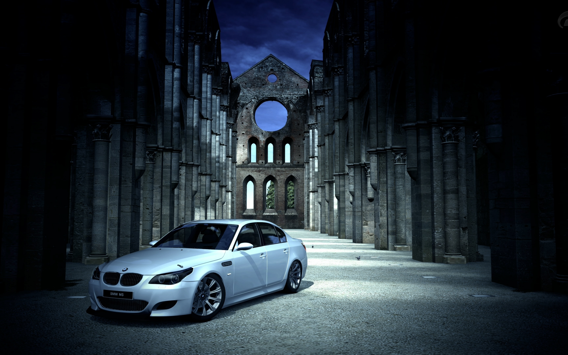 бмв, тачка, wallpaper, автосимулятор, игра, gt5, sony, gran turismo 5, bmw, видеоигра, м5, обои, playstation 3, m5