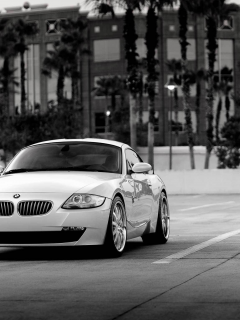 bmw z4, vossen wheels, black and white, z4