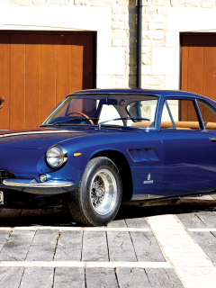 ворота, 500, ferrari, доски, феррари, синий, 1964-66, шикарная машина, superfast