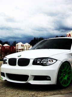 city, bmw 1 serie, bbs, диск, бмв, wallpapers auto, вид с переди, white, auto, колесо, cars